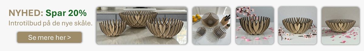 Tilbudsbanner til de nye skåle.